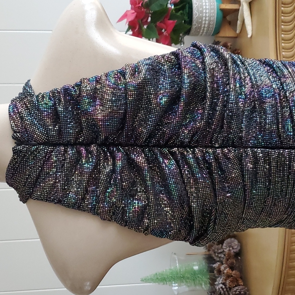 Zara Festive Season Gorgeous Body Hug Dress Size XS - Picture 7 of 10